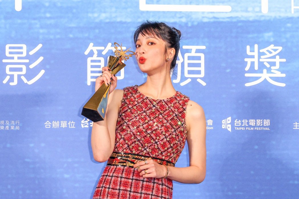 王渝萱得到台北電影獎最佳女配角獎。記者沈昱嘉／攝影