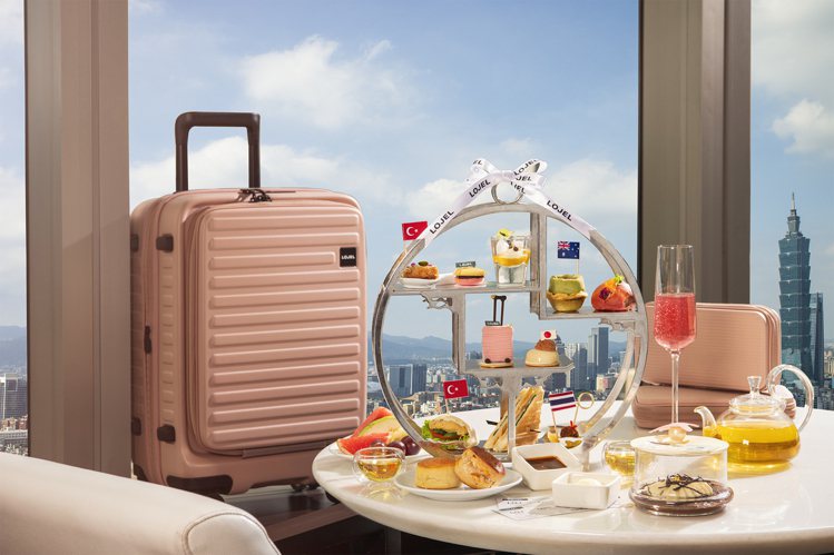 LOJEL與高空景觀餐廳馬可波羅合作，由主廚依照行李箱的特色為靈感，量身打造限定...