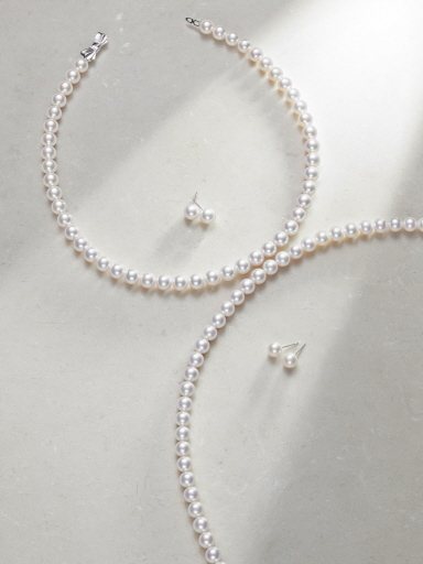 TASAKI阿古屋珍珠項鍊，約20萬9,000元。 圖／TASAKI提供
