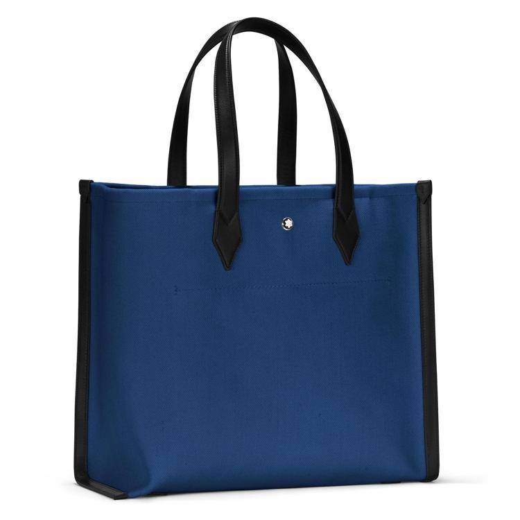 萬寶龍Blue Spirit系列手提包，27,800元。圖 / 萬寶龍提供