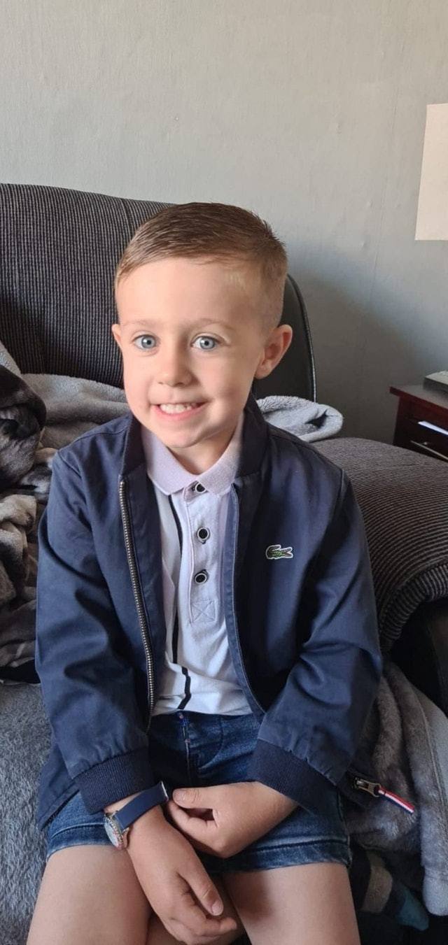 5岁男童卡尔顿（Karlton Noah Donaghey）于6月23日在家中被发现头颈卡在气球内，送院留医6天疑氦气中毒不幸身亡。 （facebook图片）(photo:UDN)