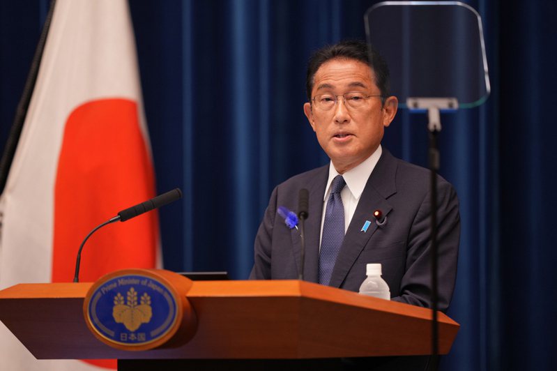 日本首相岸田文雄。歐新社