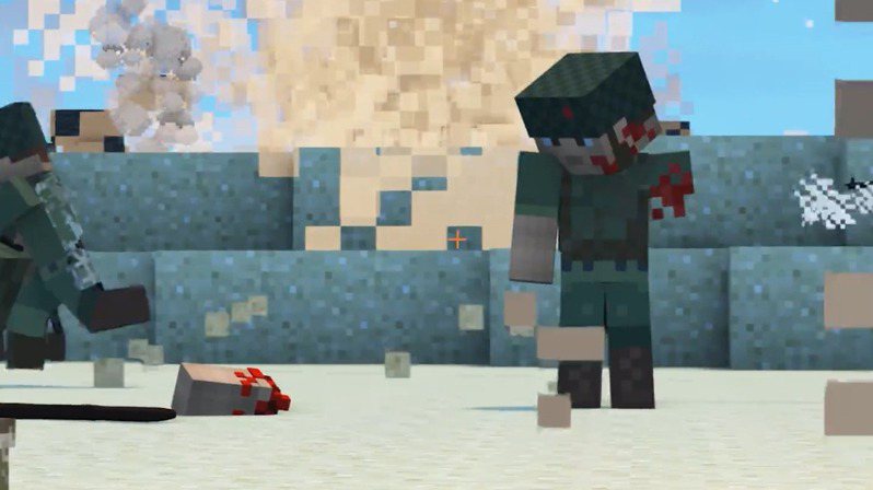 《Minecraft》玩家耗時3百小時重現二戰諾曼第登陸 血淋淋搶灘致敬《搶救雷恩大兵》