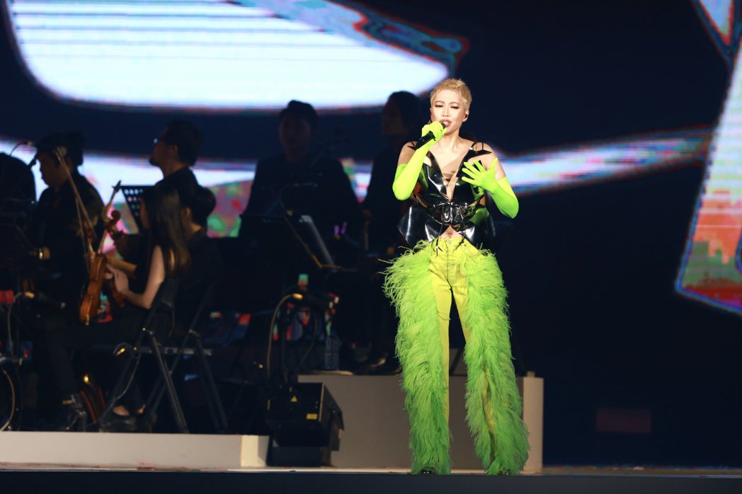 A-Lin連著2日在台北小巨蛋舉辦「A-LINK with PASSENGERS」世界巡演。記者王聰賢／攝影