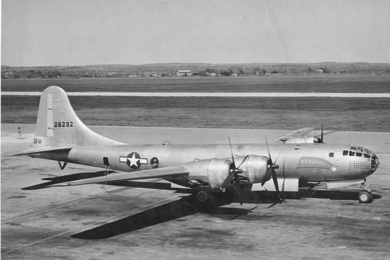 B-29超級堡壘轟炸機。 圖／維基共享資源