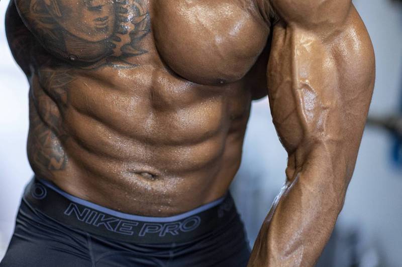 不少男性想練出大塊肌肉，頻繁上健身房。法新社