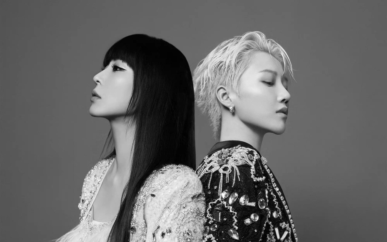 劉雨昕(右)跟韓國天后寶兒(BoA)合唱新歌「Better」。圖／SM娛樂、劉雨昕工作室提供
