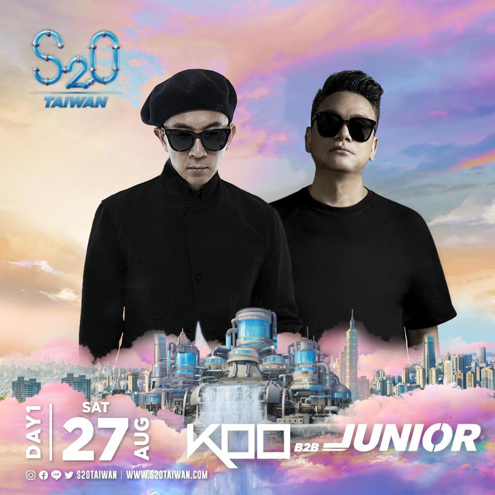 國民姐夫DJ KOO（具俊曄）、DJ Junior以B2B。圖／斯邦奈提供