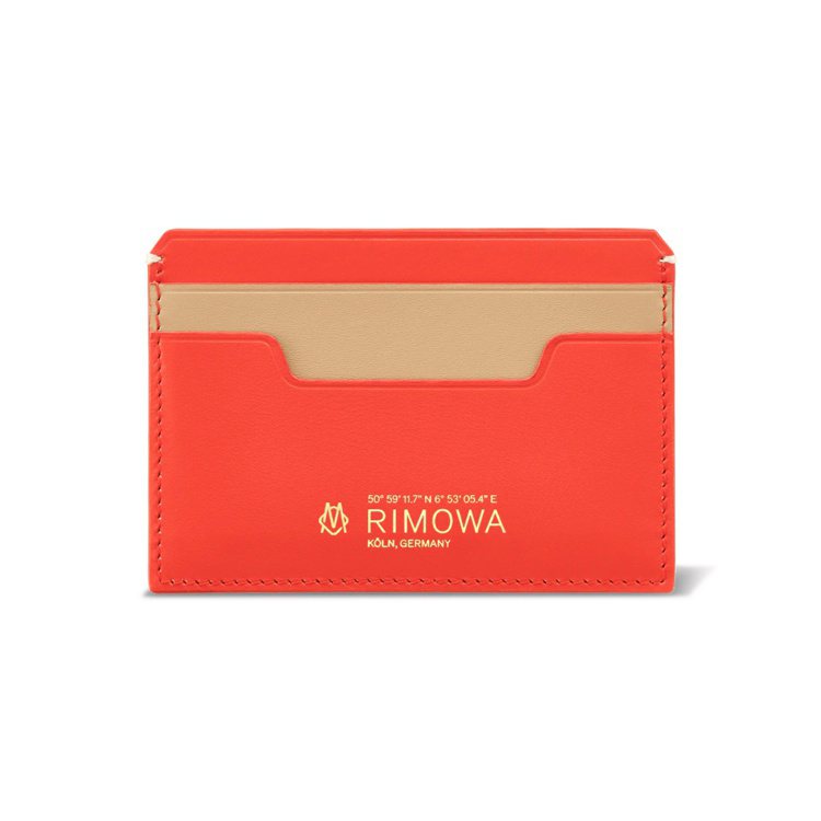 RIMOWA Never Still火鶴紅卡夾6,100元。圖／RIMOWA提供