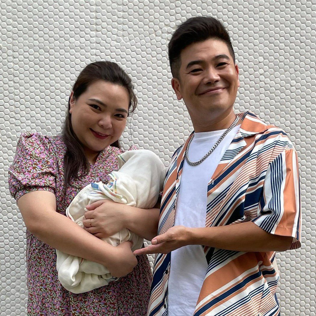 小甜甜（張可昀）與馬國畢在八點檔「市井豪門」中飾演一對夫妻。圖／擷自臉書