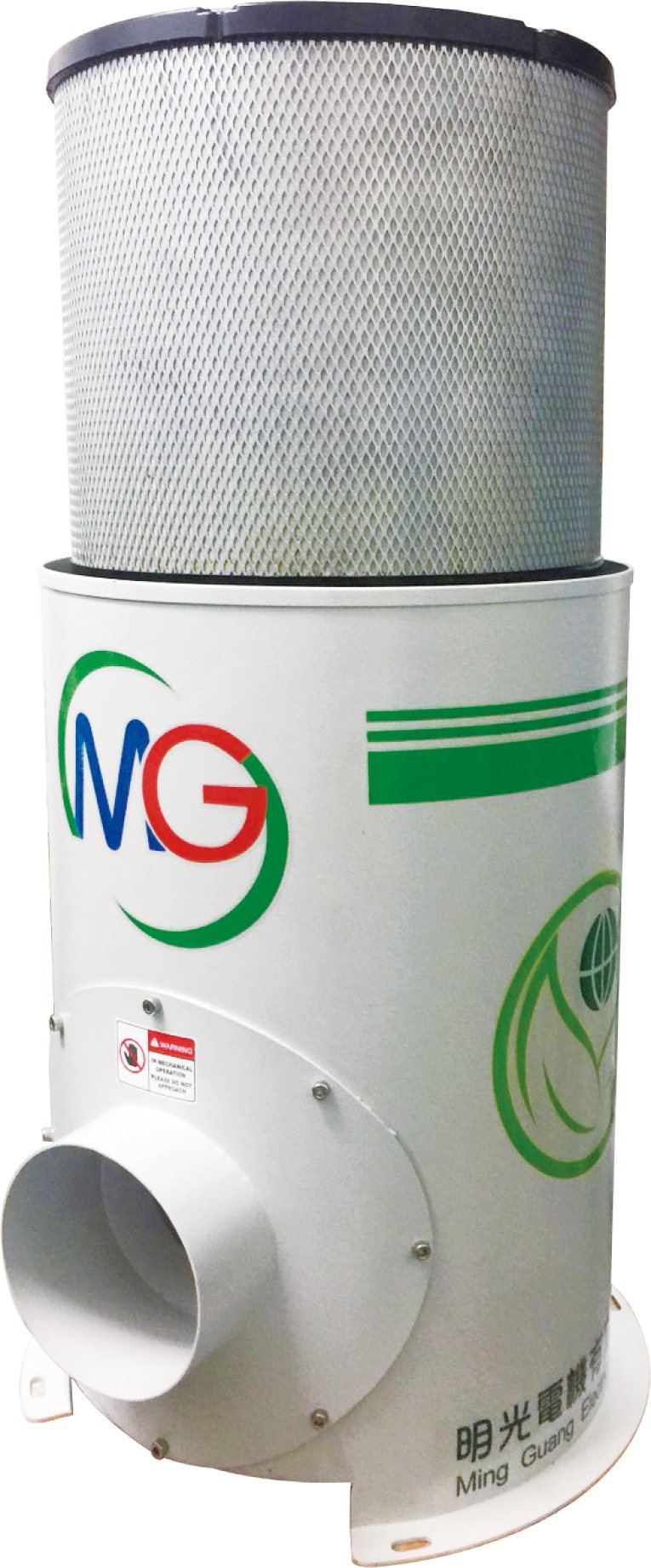 特濾油霧回收機的油霧攔截率達99.9％，過濾效果極佳。 明光電機／提供
