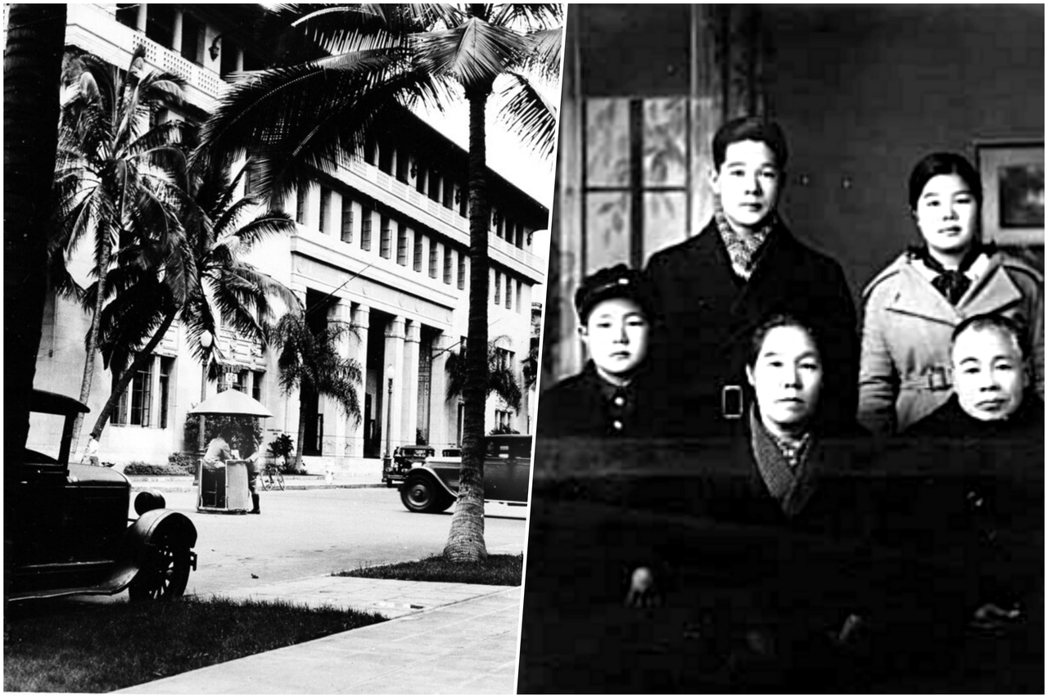 左圖為1934年的檀香山。右圖為1934年，在美聯社東京支局擔任通訊員的中島覺（...