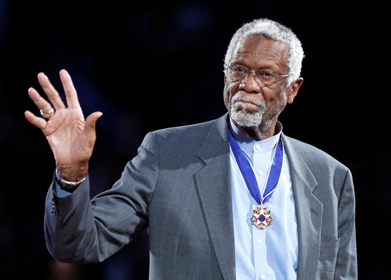 擁有11枚NBA冠軍戒的塞爾蒂克隊傳奇球星羅素，昨與世長辭，享壽88歲 路透社