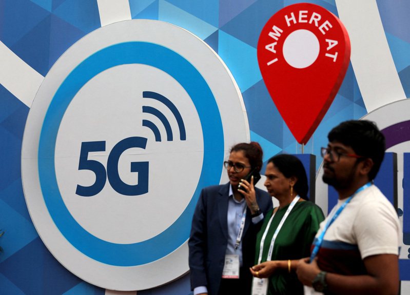 印度首场第五代行动通讯（5G）频谱拍卖会1日落幕。（路透）(photo:UDN)