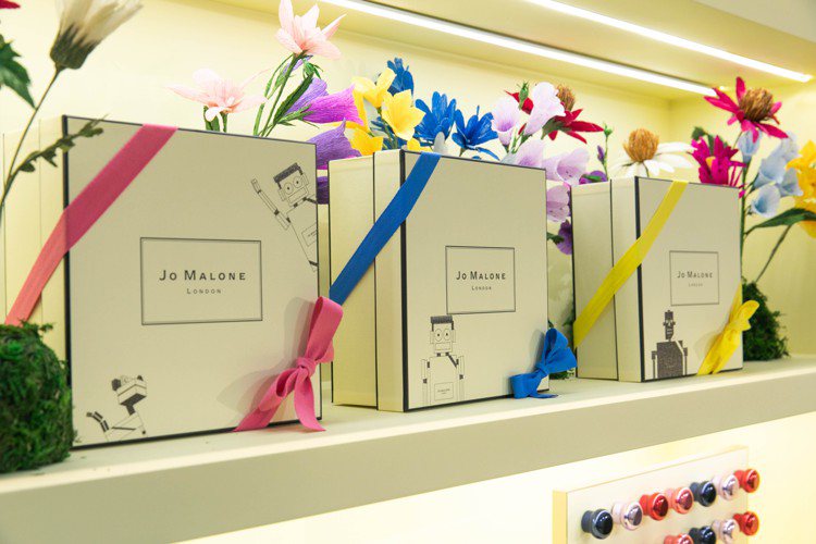 Jo Malone London打造期間限定的JoBots禮物概念店。圖／Jo Malone London提供