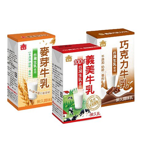 momo購物網「2022年中元飲品熱銷榜」第六名：義美牛乳。圖／momo購物網提...