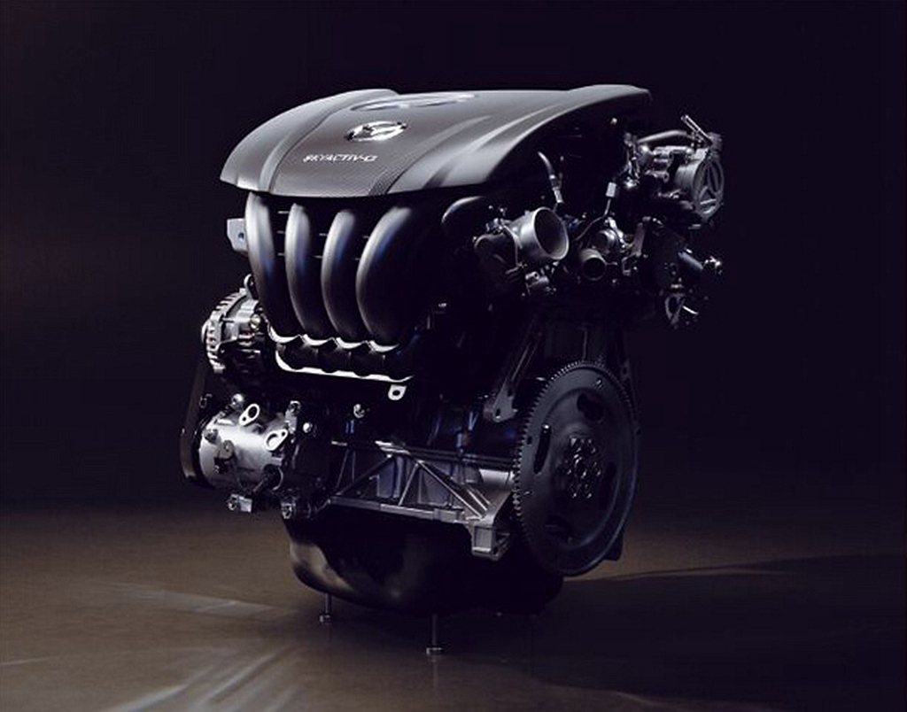 Mazda針對SKYACTIV G 2.0引擎新增ISG啟動馬達整合發電機搭配鋰...