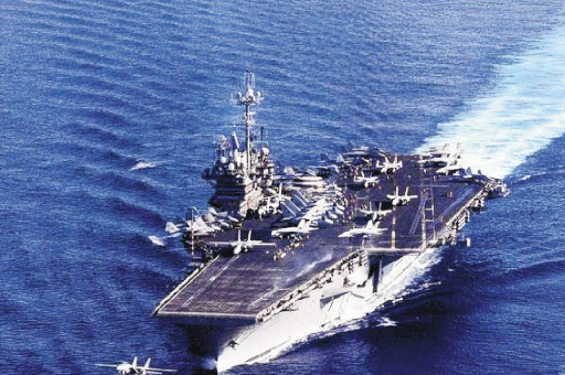 1996年3月台海危機時，率領龐大戰鬥群航向台灣海峽彌平台海飛彈危機的美軍第七艦隊「獨立號」航空母艦。圖／取自美軍網站