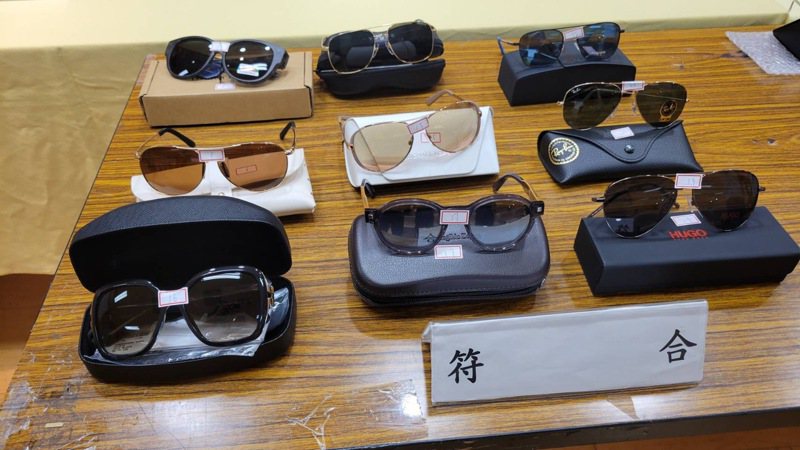 新北市消保官抽查23件市售太陽眼鏡，僅9件合格。僅記者江婉儀／攝影