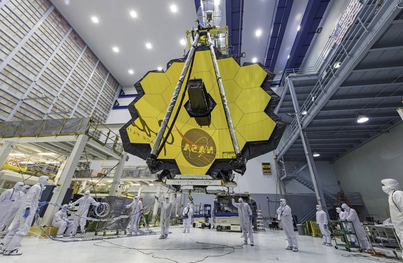 美国太空总署的韦伯太空望远镜。资料照片。美联社(photo:UDN)