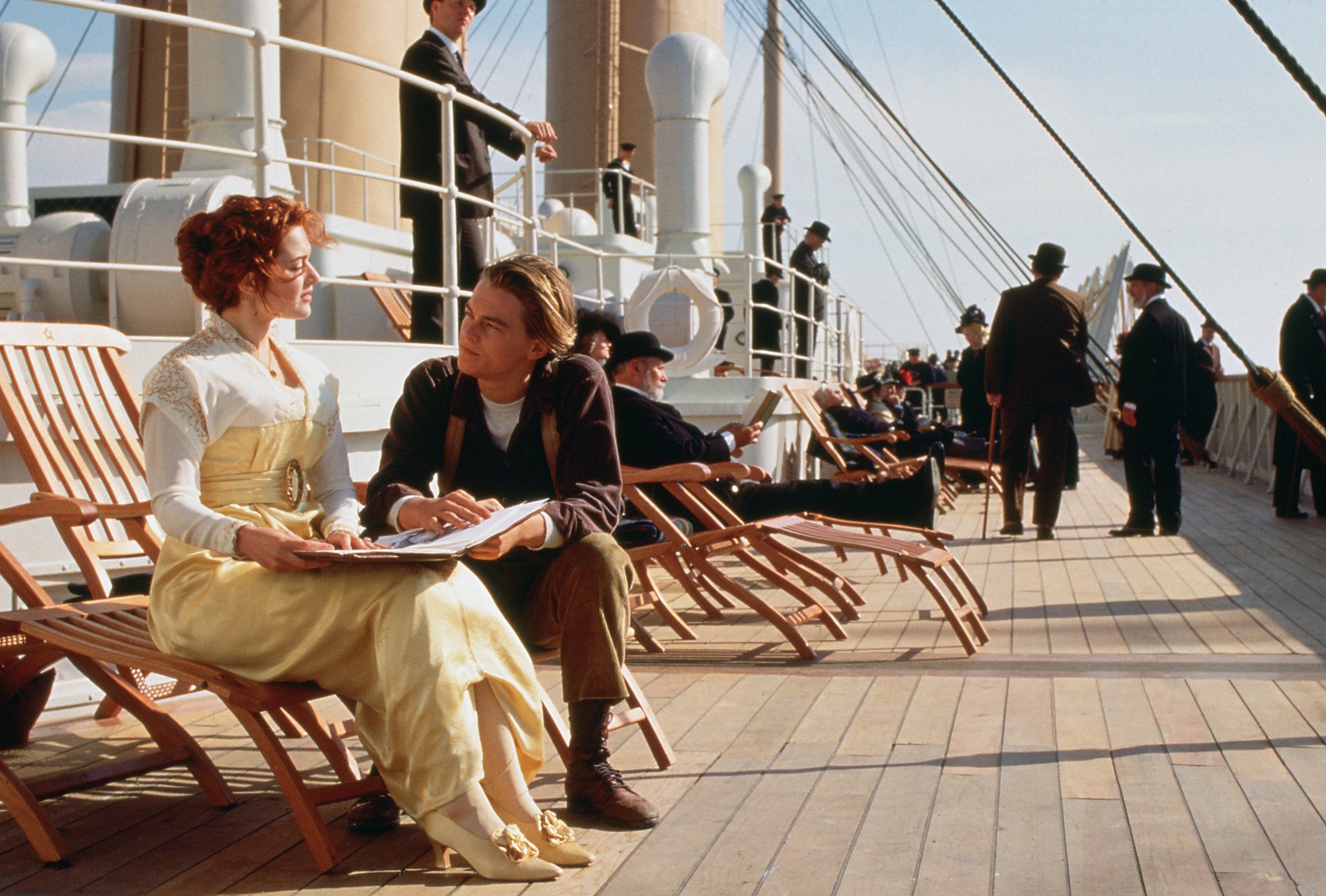 「鐵達尼號」曾經是美國影史最賣座的電影。圖／摘自imdb
