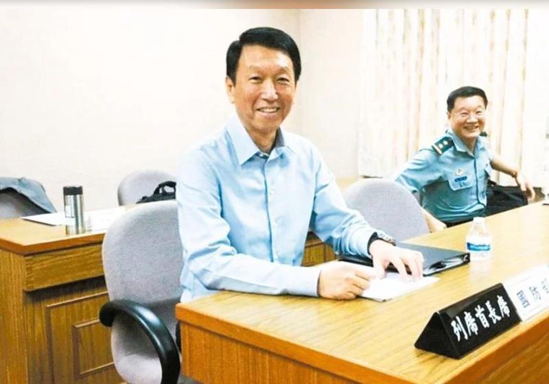 前參謀總長李喜明（右）。圖／聯合報系資料照片