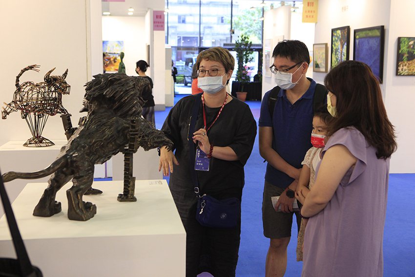 藝術是藝術家內心的呈現，是可以親近生活，引起觀者的共鳴。 台北新藝術博覽會/提供