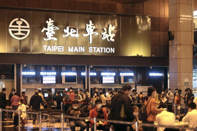 台北車站示意圖。聯合報系資料照