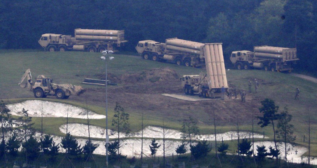 南韓11日表示，部署薩德系統的星州駐韓美軍基地預計8月底恢復正常部署。圖為201...