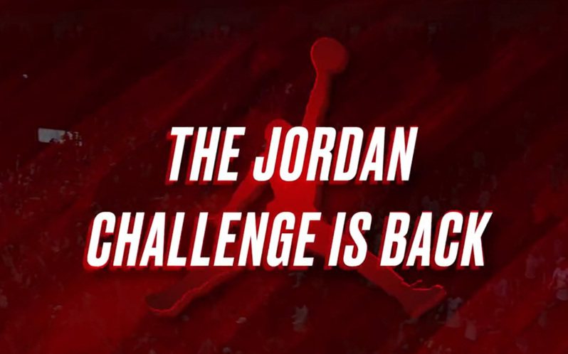 繼《NBA 2K11》後，《NBA 2K23》再次推出「喬丹挑戰」。 截圖自影片