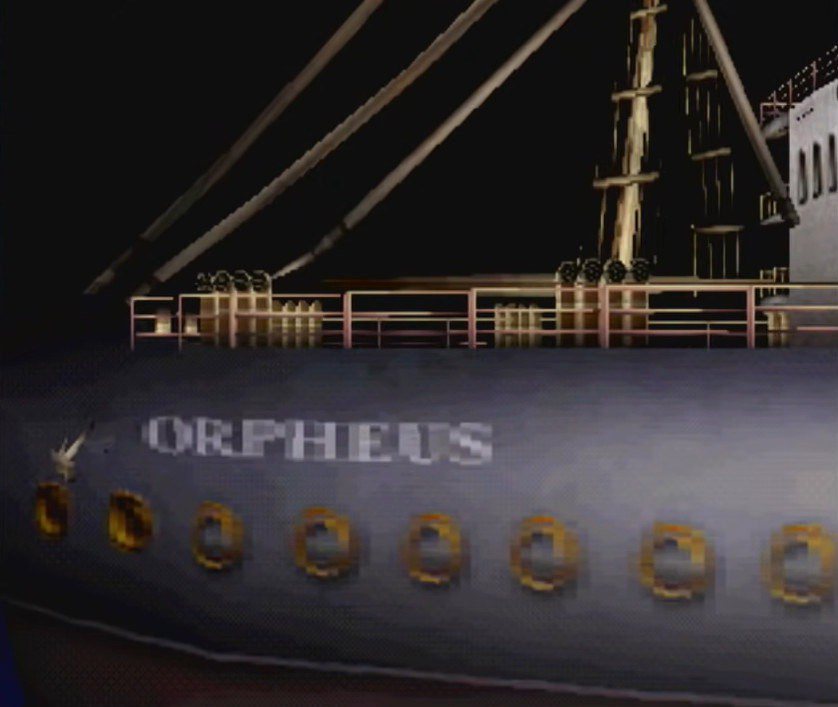 觀看繪畫時候莫名地被吸引至神秘客船「奧菲斯」號，也是本遊戲的舞台。 圖／YouT...