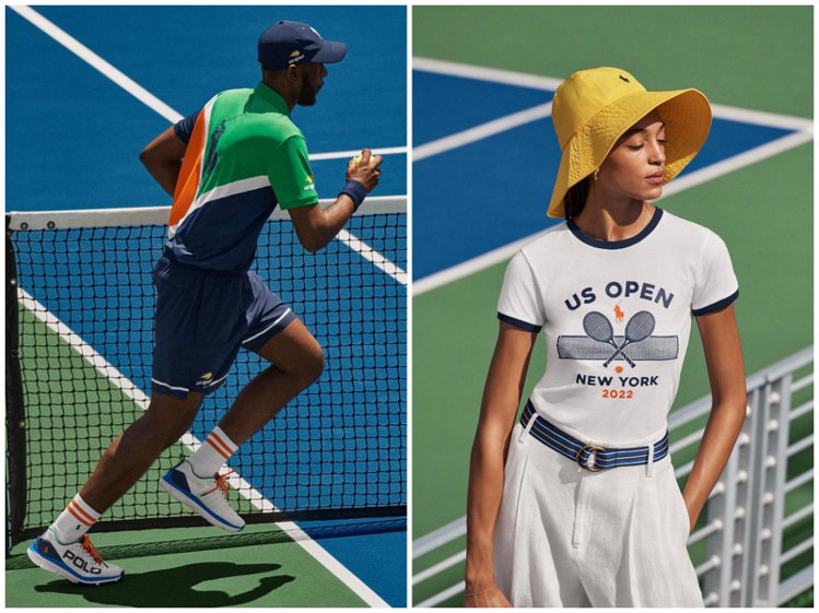 Ralph Lauren宣布與美國網球公開賽合作，推出全系列聯名商品。圖 / 翻...
