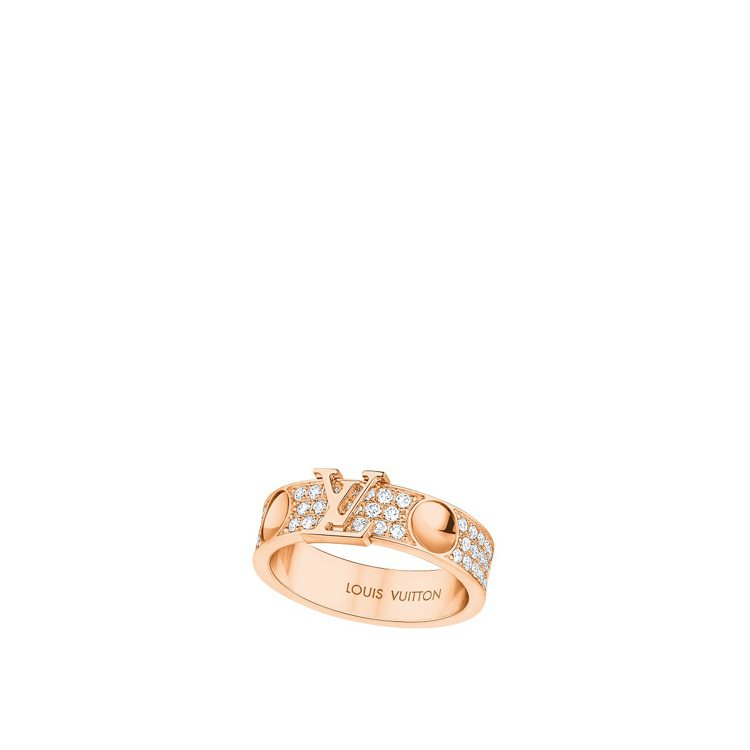 Empreinte玫瑰金鑽石戒指，22萬8,000元。圖／路易威登提供