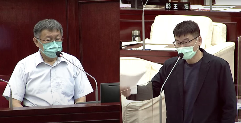 針對雙城論壇費用如何核銷，台北市長柯文哲表示，他會做該做的事。圖／截自北市議會影片