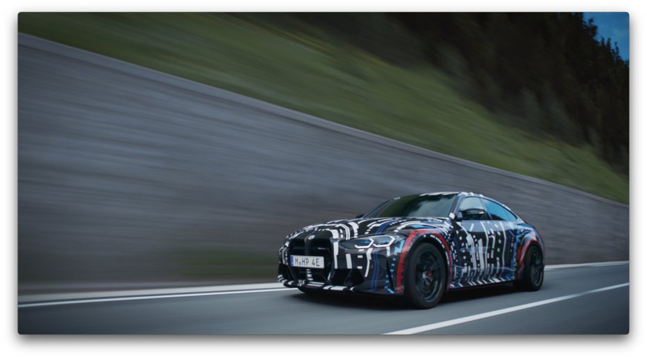 搭載四具電動馬達的全新BMW純電M Concept現正測試中。 摘自BMW