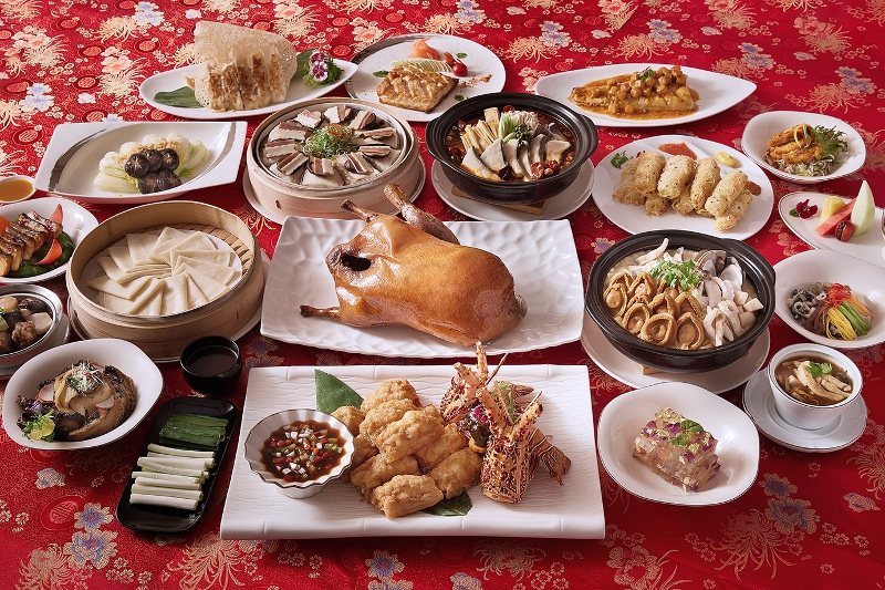 「凱華樓」推出鱘龍魚桌菜饗宴。 JR東日本大飯店／提供