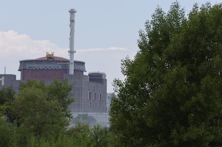 扎波羅熱核電站是烏克蘭最大核電站。新華社