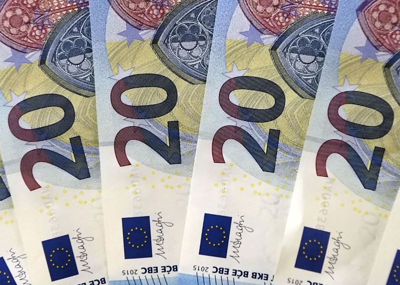 摩根士丹利预测欧元本季将跌至0.97美元，为2000年代初以来最低。路透(photo:UDN)