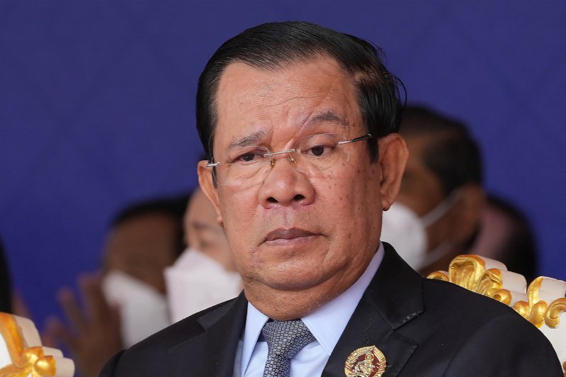 柬埔寨总理洪森计画传位给儿子洪玛耐。（美联社）(photo:UDN)