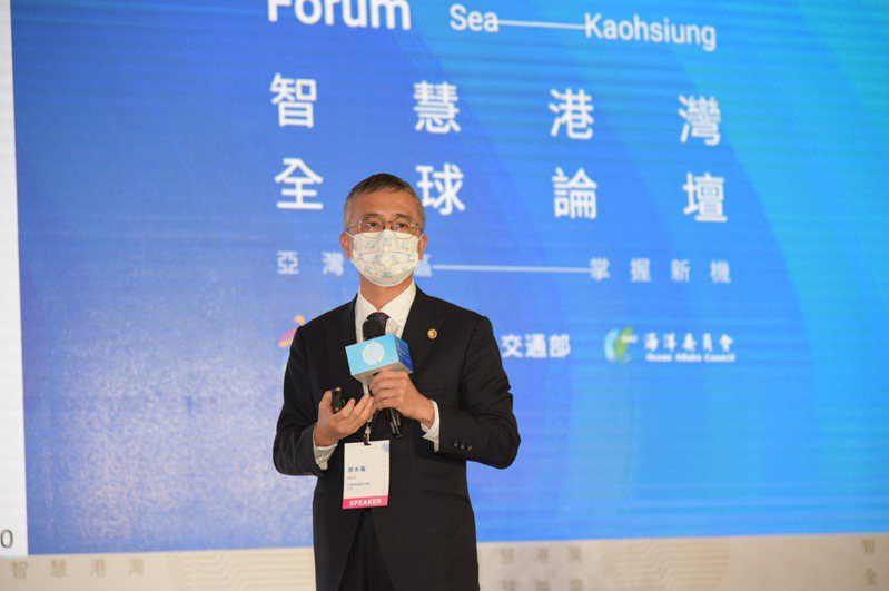 中華電信總經理郭水義分享運用5G AIoT萬物聯網科技力，促進台灣智慧島嶼，港市合一、城鄉連結，打造宜居城市。中華電信／提供
