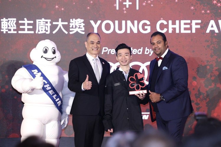 T+T主廚古俊基獲得「米其林指南年輕主廚大獎」。記者吳致碩／攝影。