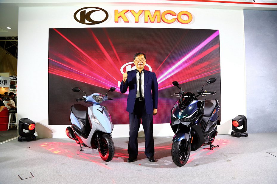 KYMCO於2022國際重型機車展覽會發表多款新車。 記者張振群／攝影