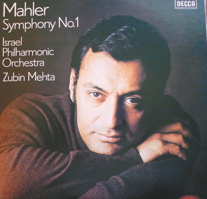 梅塔指揮以色列愛樂的馬勒第一號唱片。（圖／周志文提供）
