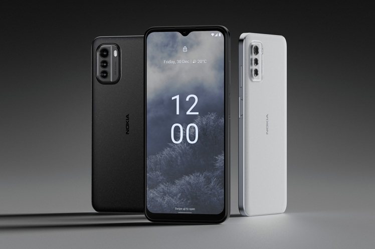 Nokia G60 5G將在台推出6GB/128GB單一容量，並有耀石黑及冰晶灰...