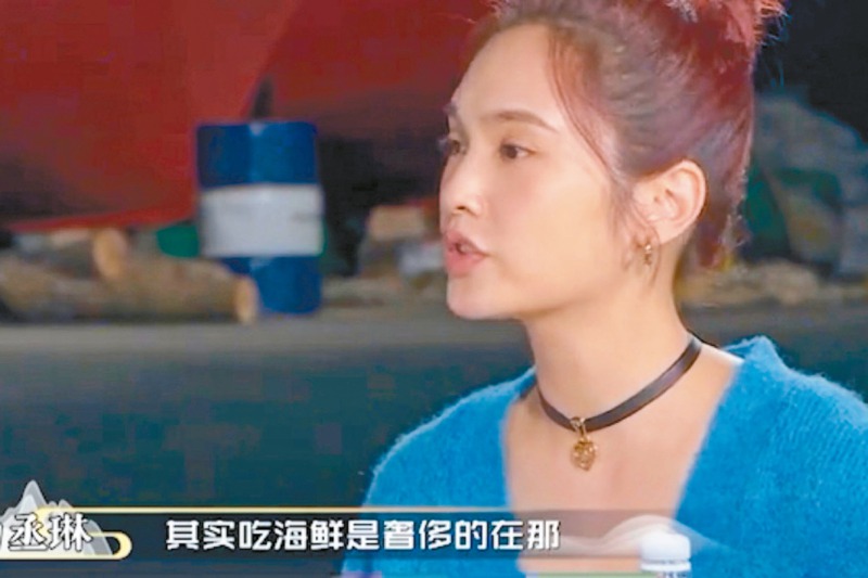 藝人楊丞琳在大陸一席「在台灣吃海鮮是奢侈」說法，引發爭議。圖／取自微博