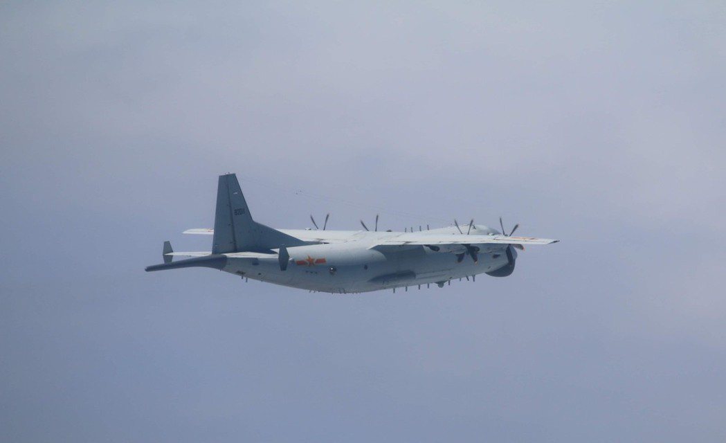 圖為中國解放軍運-8型飛機。 圖／國防部提供