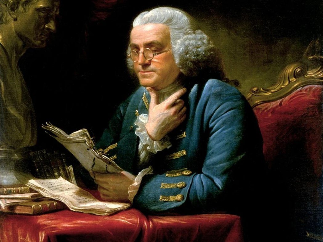 直到1775年，富蘭克林還認為英國和殖民地的爭端不過是「芝麻小事，只要兩三個理性...