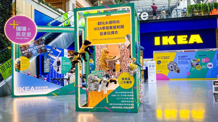 IKEA新店店於9月17、18日，打造二手家具家飾市集。圖／IKEA提供