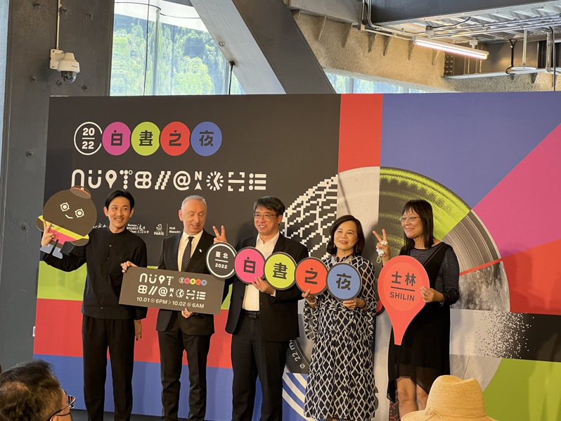 台北市府舉辦的「2022台北白晝之夜」，將於10月1日傍晚6點在士林區啟動。記者徐偉真／攝影