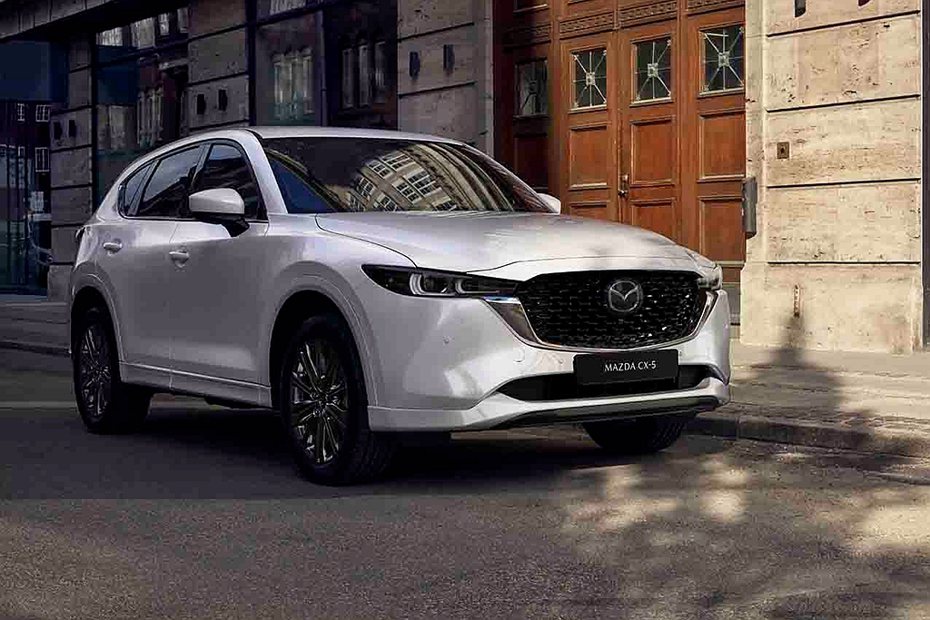 2023年式Mazda CX-5將於10月份起導入另一日式工藝代表性「雪幻白」（Rhodium White Premium）全新車色供消費者選擇。 圖／Mazda提供